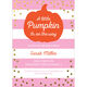 Pumpkin Confetti Baby Shower Invitations Image 5 of 5